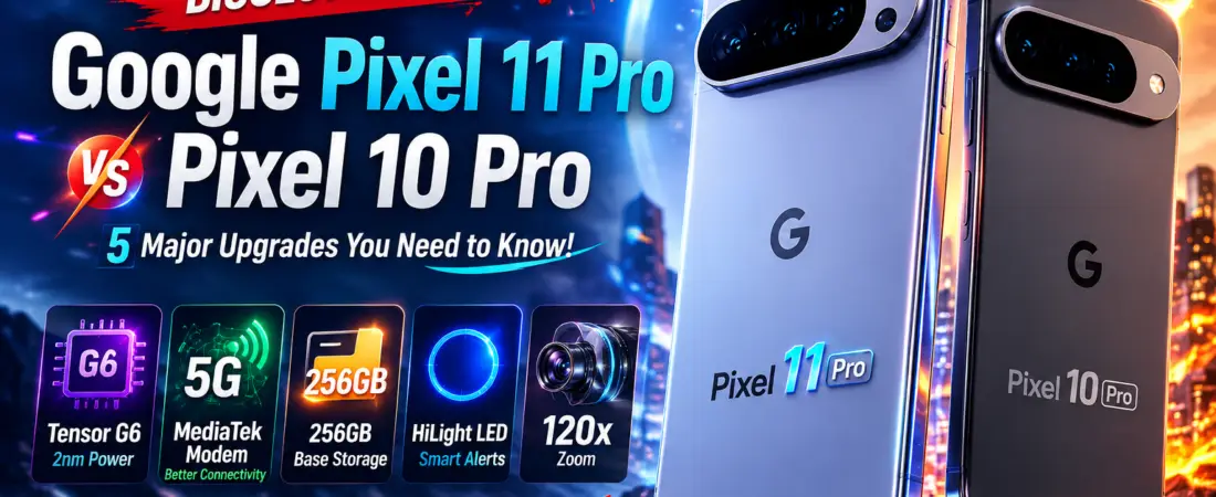 Google Pixel 11 Pro vs Pixel 10 Pro: 5 Big Upgrades
